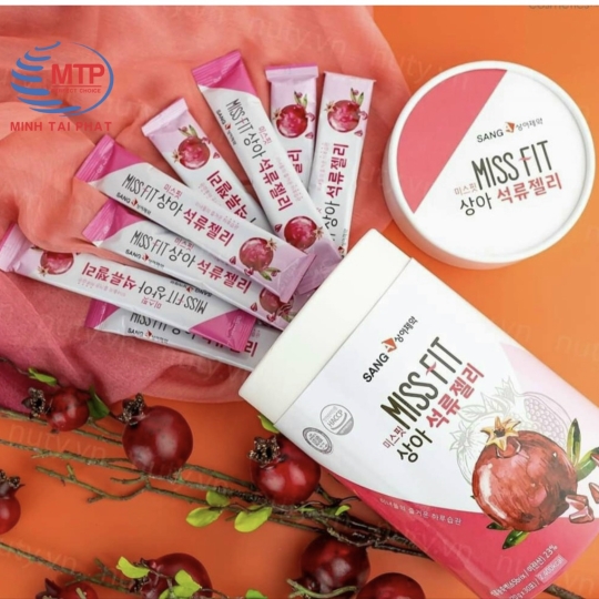 Collagen thạch lựu Sanga Hàn Quốc hộp 30 gói mẫu mới nhất