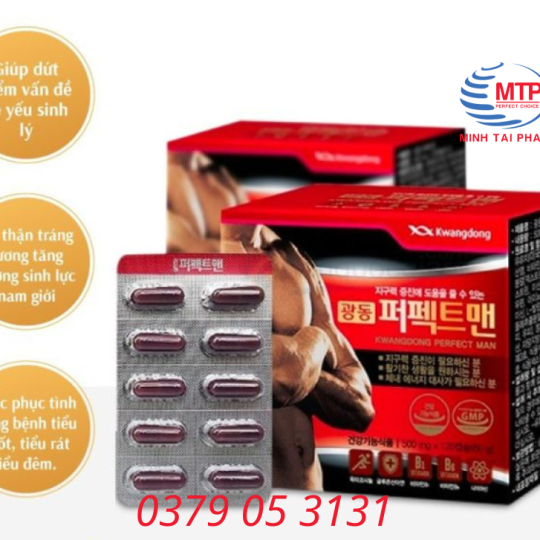 Viên tăng cường sinh lý Kwangdong Perfect Man Hàn Quốc