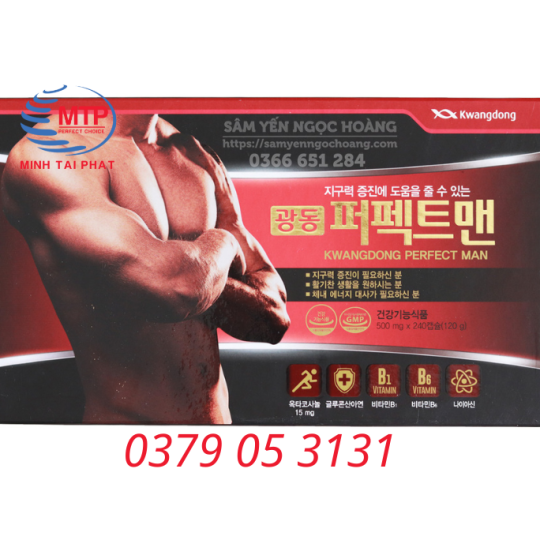 Viên tăng cường sinh lý Kwangdong Perfect Man Hàn Quốc