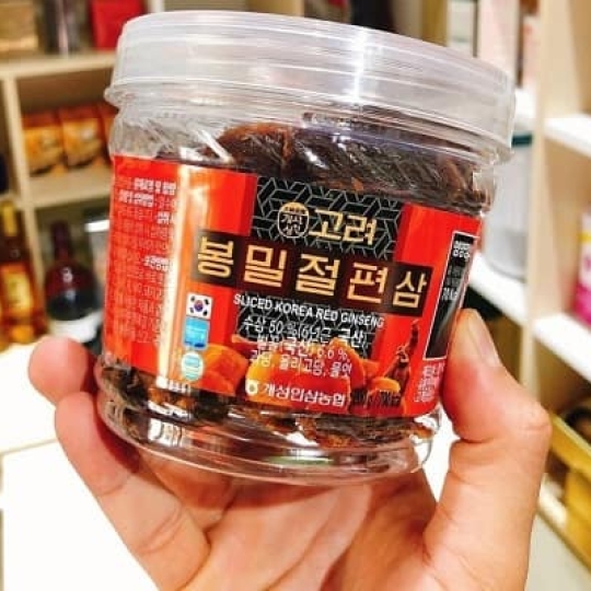 Sâm lát tẩm mật ong Sliced Korea Red Ginseng 200g