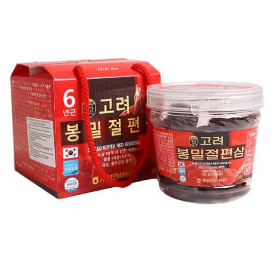 Sâm lát tẩm mật ong Sliced Korea Red Ginseng 200g