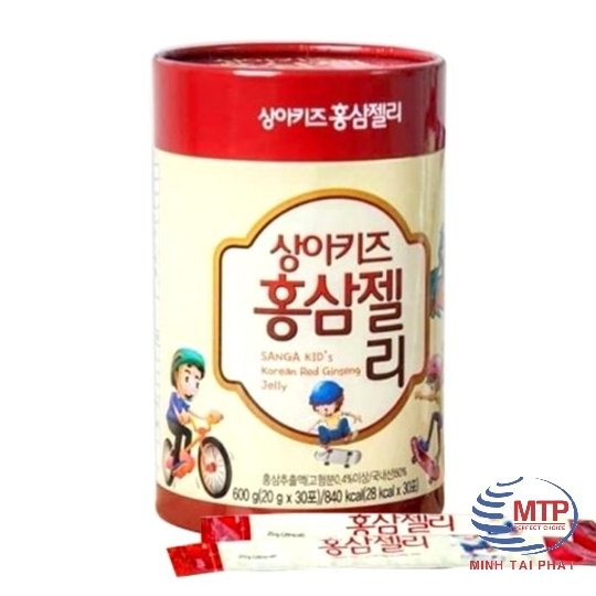 Thạch Hồng Sâm Baby Sanga Hàn Quốc Cho Bé – Hũ 30 gói * 20gr