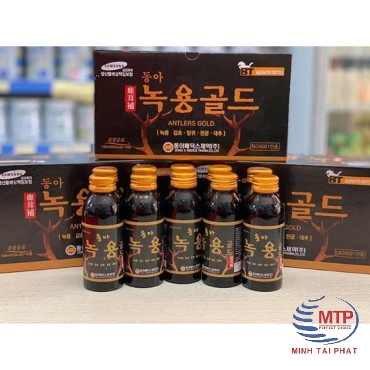 Nước nhung hươu hàn quốc chính hãng Dong A hộp 10 chai