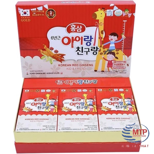 Nước hồng sâm trẻ em hươu cao cổ chính hãng