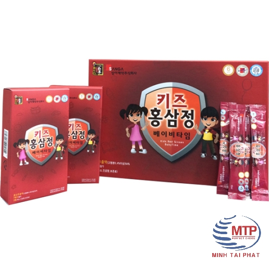 Nước hồng sâm Sanga Baby Hàn Quốc dành cho trẻ em hộp 30 gói