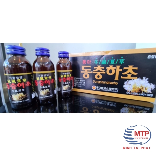 NƯỚC ĐÔNG TRÙNG HẠ THẢO CAO CẤP DONG A-KOREAN 10 LỌ
