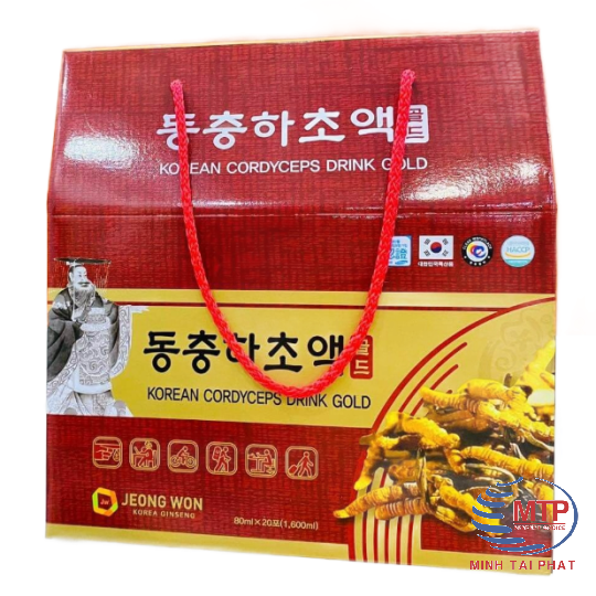 Nước Đông Trùng Hạ Thảo Hàn Quốc Jeongwon hộp 20 gói * 80ml