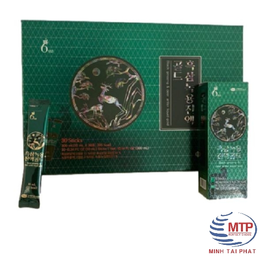 Nước hắc sâm nhung hươu KGS cao cấp hộp 30 gói x 10ml